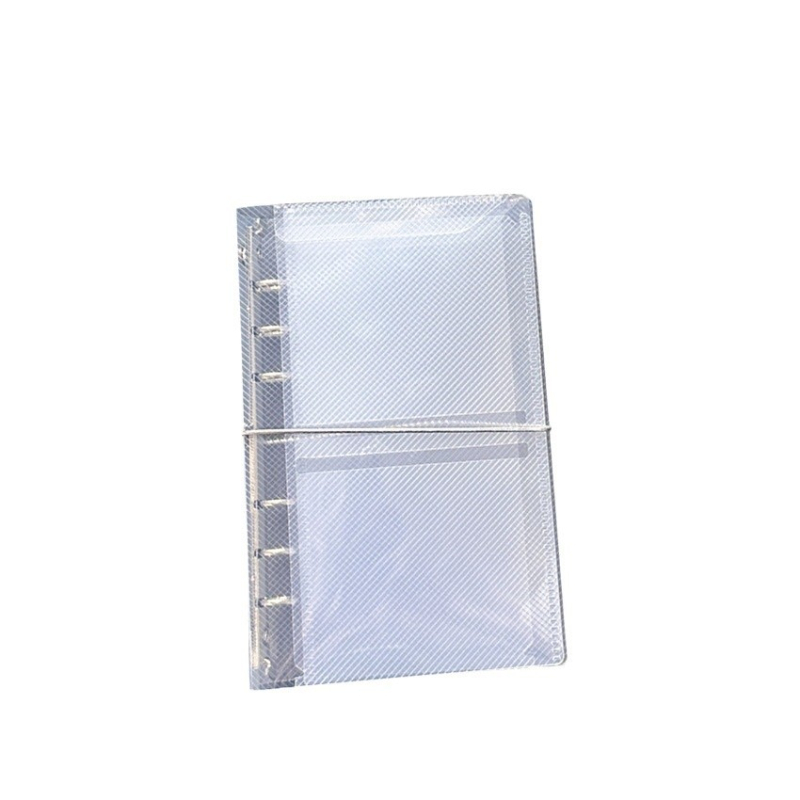 Trostruki PP binder bilježnica za pohranu s twill teksturom, kreativni stil