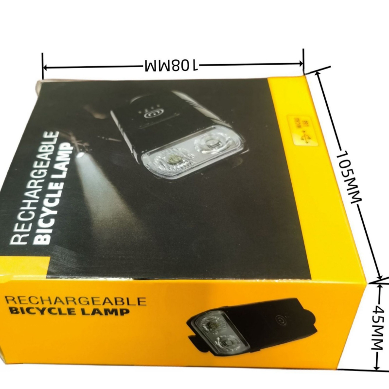 Lumină pentru bicicletă cu LED dual T6, USB reîncărcabil, afișaj de putere, pentru plimbări nocturne – accesorii pentru bicicleta de munte