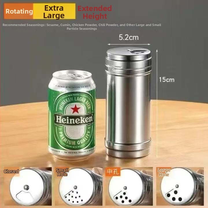 Otáčacia dóza na korenie v kuchyni, dóza na pevné koreniny, dávkovač soli a korenín, moderný minimalistický dizajn, prémiová kvalita