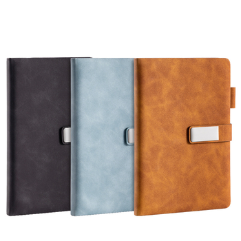 Deli jurnal de afaceri personalizabil cu cataramă, husă PU groasă, 80 de pagini, legare fără sârmă, hârtie crem 70 g/m²