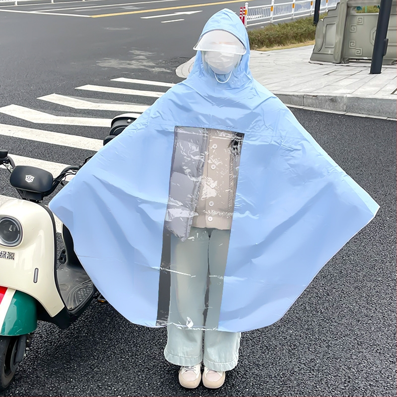 Αδιάβροχο για ηλεκτρικό όχημα (ύφασμα Oxford; αδιάβροχη στρώση PVC κόλλας; ενήλικας; επαναχρησιμοποιούμενο)