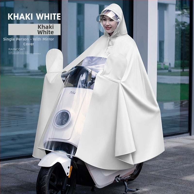 Αδιάβροχο για ηλεκτρικό όχημα (ύφασμα Oxford; αδιάβροχη στρώση PVC κόλλας; ενήλικας; επαναχρησιμοποιούμενο)