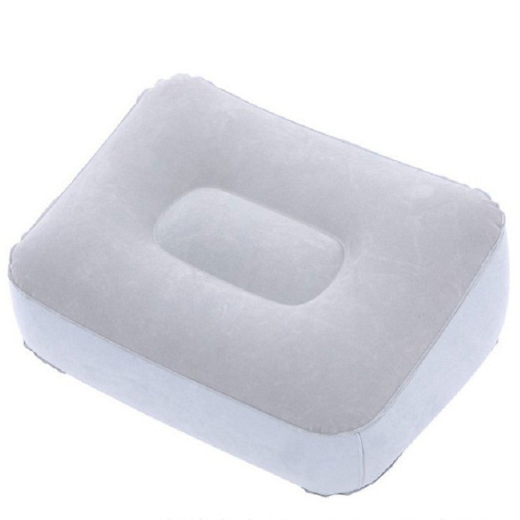 Perne gonflabile pentru ridicarea picioarelor, relaxarea genunchilor și combaterea oboselii – pernă trapezoidală pentru picioare, PVC cu acoperire catifelată, personalizabilă