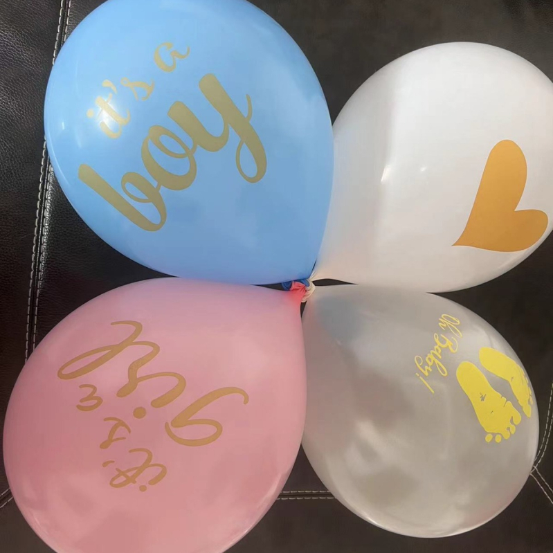 Latex balon krušnog oblika s otisnutim logom, paket od 100, pogodan za Božić, Dan zaljubljenih, Proljetni festival, Nacionalni dan, Dan djece
