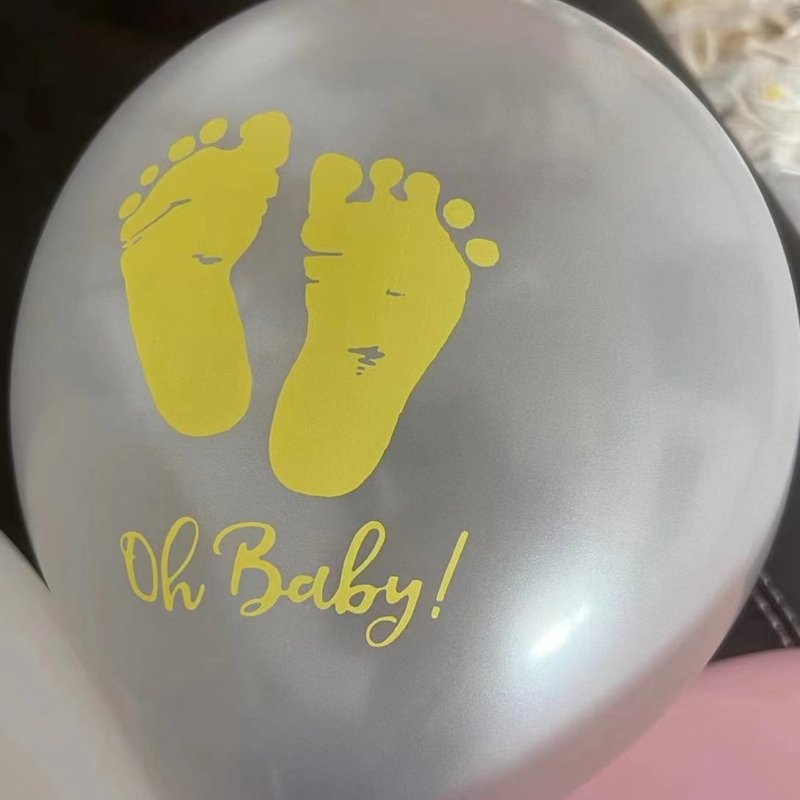 Latex balon krušnog oblika s otisnutim logom, paket od 100, pogodan za Božić, Dan zaljubljenih, Proljetni festival, Nacionalni dan, Dan djece