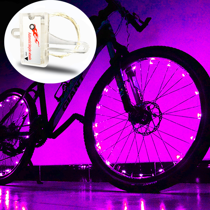 Svetla za naplatke za planinski bicikl s inteligentnim automatskim uključivanjem/isključivanjem, šarene LED diode i dvostruko senzor osvjetljenja | Brand: WIMBIKE; Licencirana privatna marka: Da; Prilagodba obrade: Da