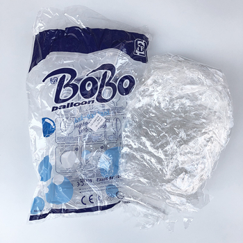 Many Wave Ball balon, prozirni plast, okrugli, bez loga