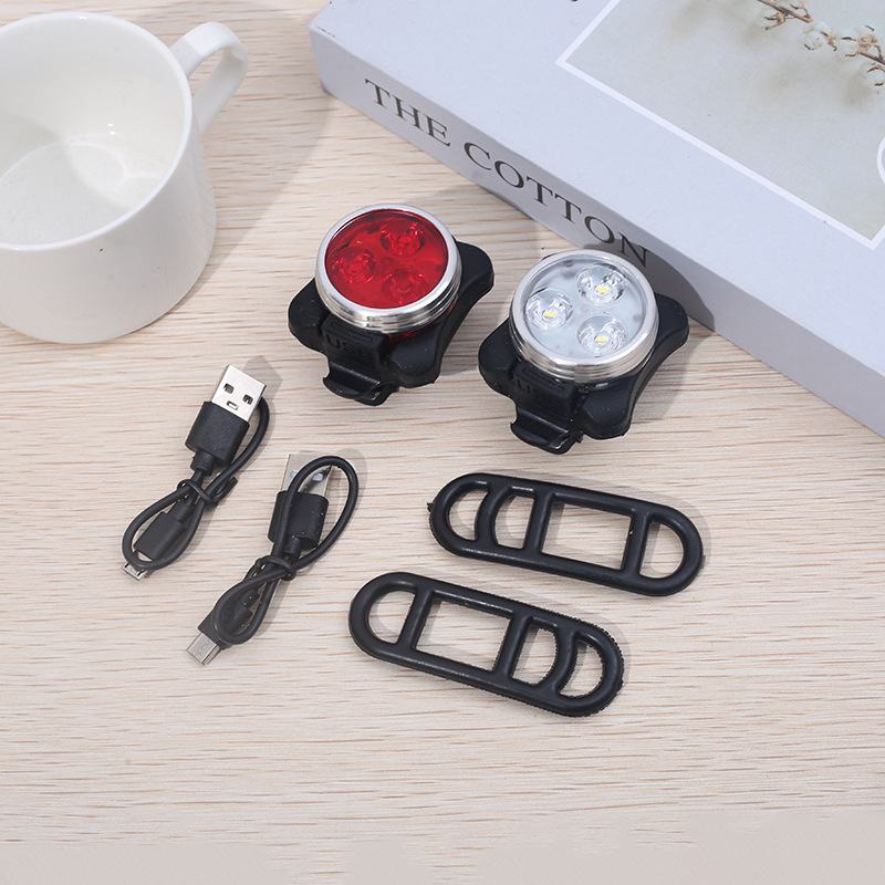 Svjetlo za bicikl i stražnje svjetlo, USB punjivo LED svjetlo za planinski bicikl