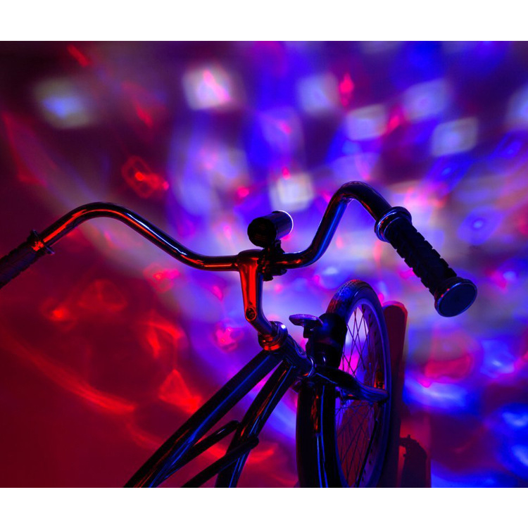 Svjetlo za upravljač bicikla, KTV svjetlo za bicikl, disco svjetlo za bicikl (LED)