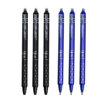 Θερμοδιαγραπτικό στυλό για μαθητές με μηχανισμό κλικ — Minimalist Diamond Erasable Pen, ανοξείδωτο άκρο, πλαστικό περίβλημα