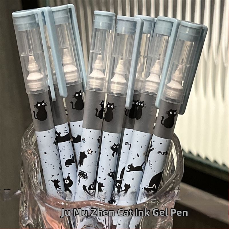 Στυλό με άμεσο υγρό μελάνι, γρήγορο στέγνωμα, με μύτη τύπου St, πλαστικό περίβλημα – μη διαγράψιμο, συσκευασμένο σε κουτί, καπάκι