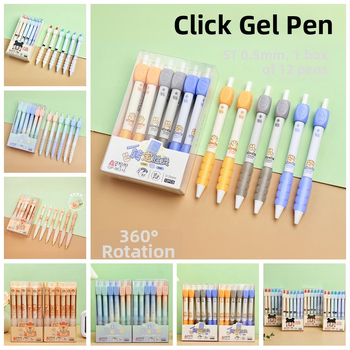 Gel Pen Turn the Pen: 360° περιστρεφόμενος μηχανισμός, άκρη τύπου St, πλαστικό περίβλημα, μη διαγράφεται, συσκευασία σε κουτί