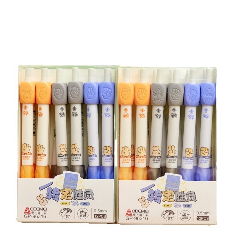 Gel Pen Turn the Pen: 360° περιστρεφόμενος μηχανισμός, άκρη τύπου St, πλαστικό περίβλημα, μη διαγράφεται, συσκευασία σε κουτί