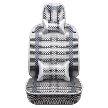 Κάλυμμα καθίσματος αυτοκινήτου για μπροστινά καθίσματα, καλοκαιρινή δροσιά Ice Silk, αναπνεύσιμο, γέμισμα βαμβάκι, επιφάνεια πολυεστέρα