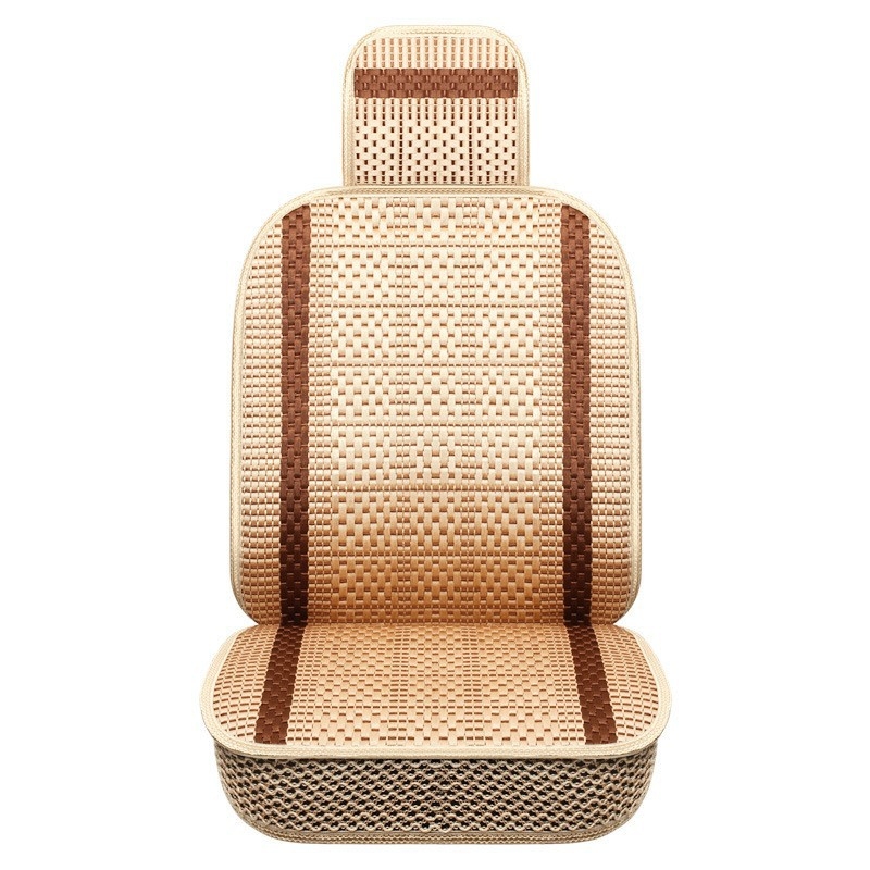 Κάλυμμα καθίσματος αυτοκινήτου για μπροστινά καθίσματα, καλοκαιρινή δροσιά Ice Silk, αναπνεύσιμο, γέμισμα βαμβάκι, επιφάνεια πολυεστέρα