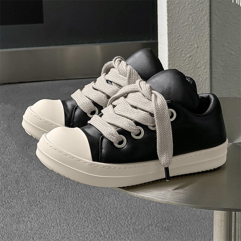 Pangding muške slip-on tenisice s debelim potplatom, niski gornji dio, bread stil
