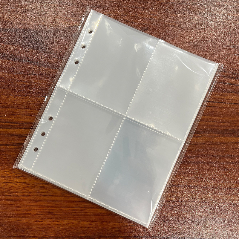 Книжка за 100-дневно предизвикателство по спестяване със 6 отвора, 25 листа, прозрачни PP вътрешни страници с 4 клетки, модел WY-10025