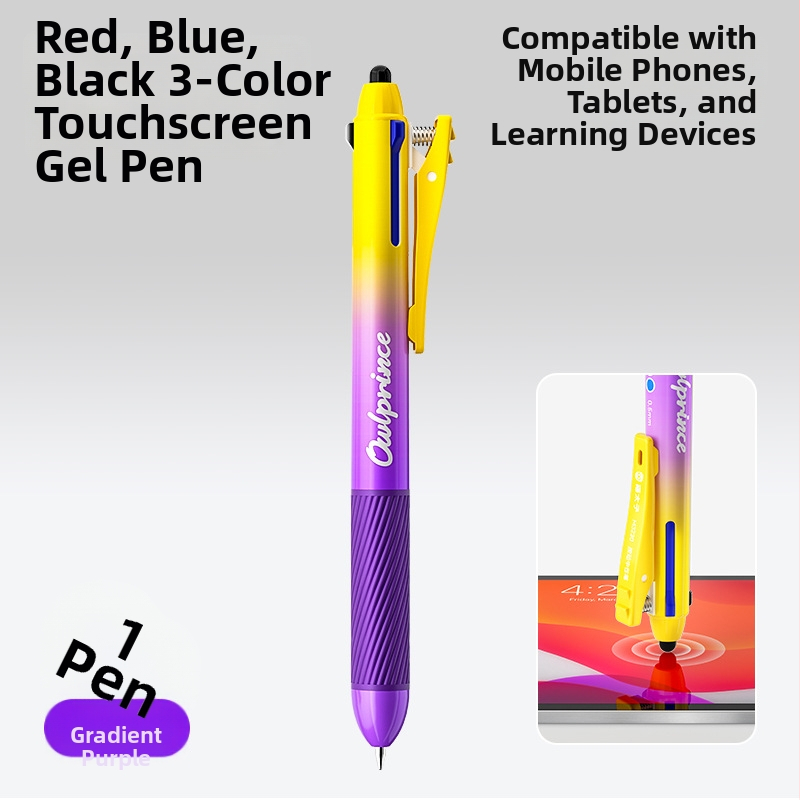 Cat Prince στυλό γέλης, ακίδα τύπου, μεταλλικό άκρο, κλείσιμο με πάτημα, συσκευασία δώρου