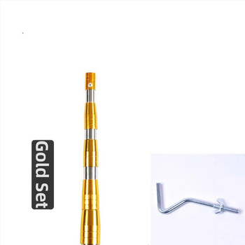 Telescopická tyč pre klietky na ryby — nerezová oceľ, rozšíriteľná, Eight-pin Fishers