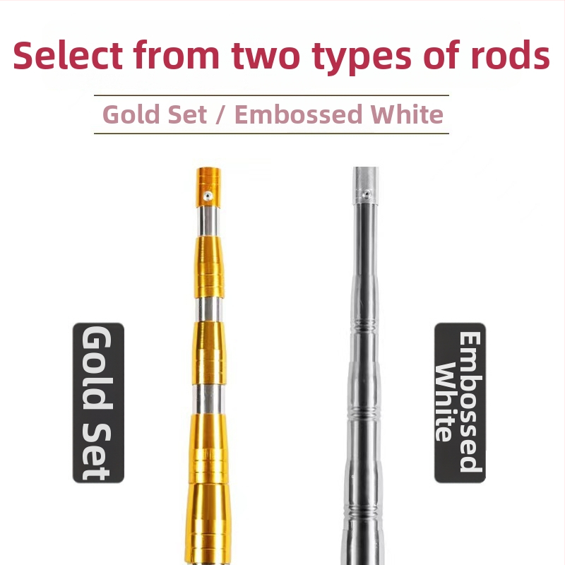 Telescopická tyč pre klietky na ryby — nerezová oceľ, rozšíriteľná, Eight-pin Fishers