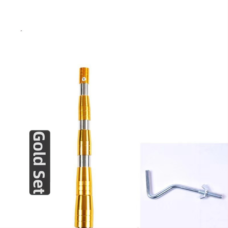 Telescopická tyč pre klietky na ryby — nerezová oceľ, rozšíriteľná, Eight-pin Fishers