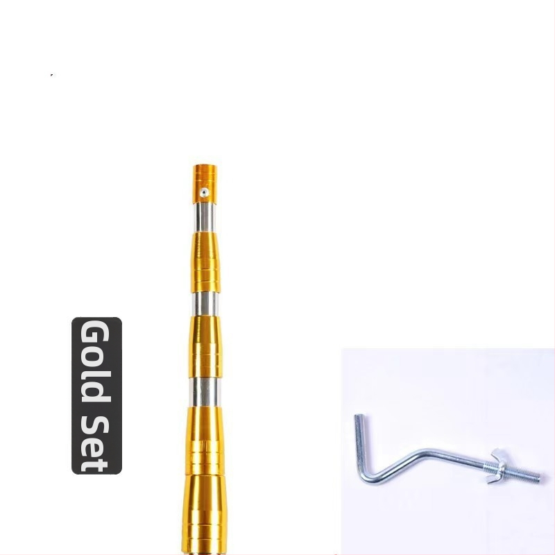 Telescopická tyč pre klietky na ryby — nerezová oceľ, rozšíriteľná, Eight-pin Fishers