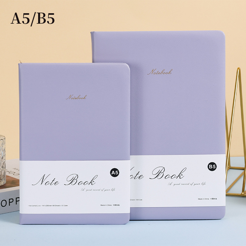 Berison 001 Üzleti notesz műbőr borítóval, ragasztott varrattal záródó kötés, Dowling papír 80 g, testre szabható logó, üzleti iroda stílus