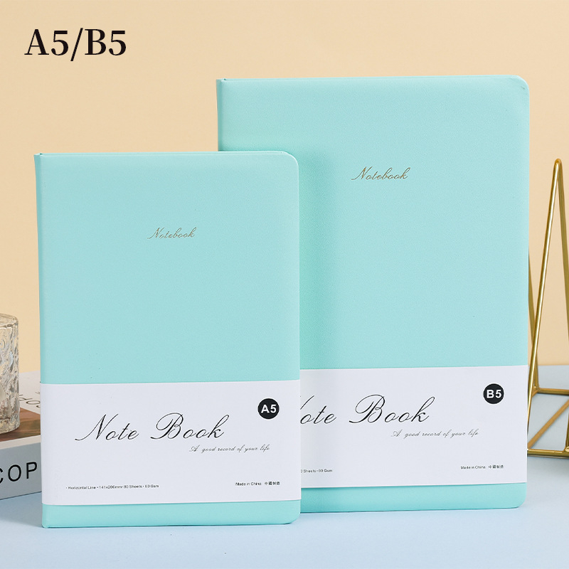 Berison 001 Üzleti notesz műbőr borítóval, ragasztott varrattal záródó kötés, Dowling papír 80 g, testre szabható logó, üzleti iroda stílus