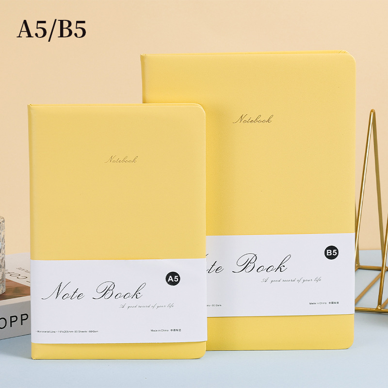 Berison 001 Üzleti notesz műbőr borítóval, ragasztott varrattal záródó kötés, Dowling papír 80 g, testre szabható logó, üzleti iroda stílus