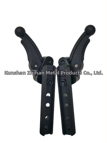 Brzdový systém pre invalidný vozík – bočný brzdový mechanizmus, model Lateral brake, značka Kunshan zhihan