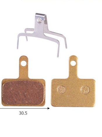 Kočne pločice za planinski bicikl, potpuno metalne s bakrenom osnovom, hidraulične, Shine model 012, kompatibilne BB5/M355/XT/M446