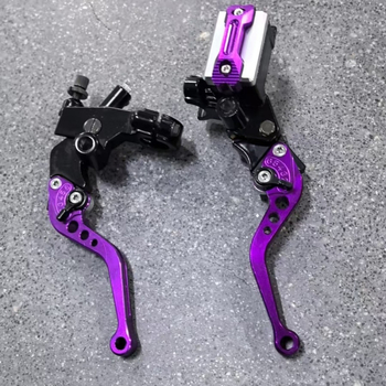 Motorkerékpár első féknyomó és kuplungkar – CNC 22 mm, alumínium ötvözet, univerzális, modell Xd/scsb--001