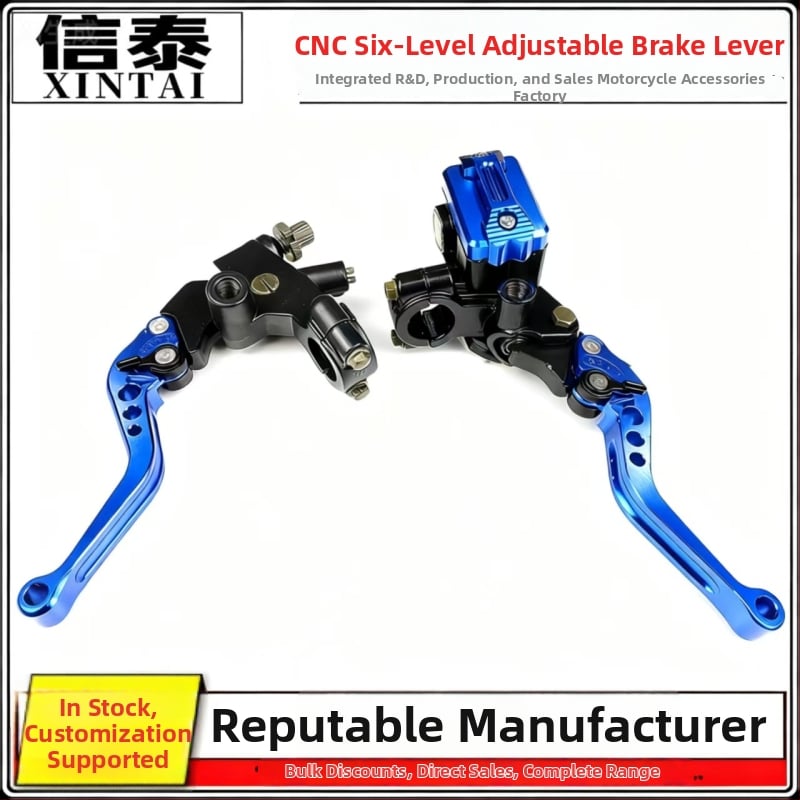 Motorkerékpár első féknyomó és kuplungkar – CNC 22 mm, alumínium ötvözet, univerzális, modell Xd/scsb--001