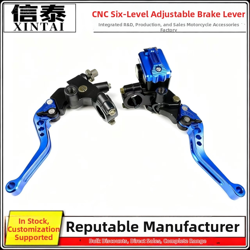 Motorkerékpár első féknyomó és kuplungkar – CNC 22 mm, alumínium ötvözet, univerzális, modell Xd/scsb--001