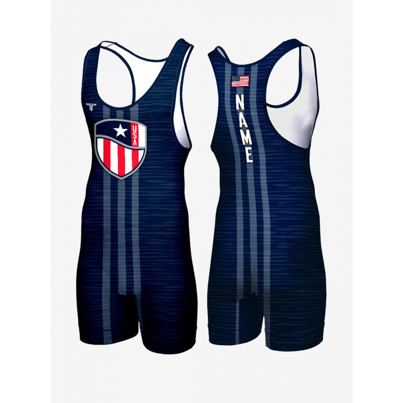 Цялостен борцов костюм с термопринт за фитнес, за мъже и жени, полиестер 96% с подплата 95%, шарки: райета, едноцветен, камуфлаж