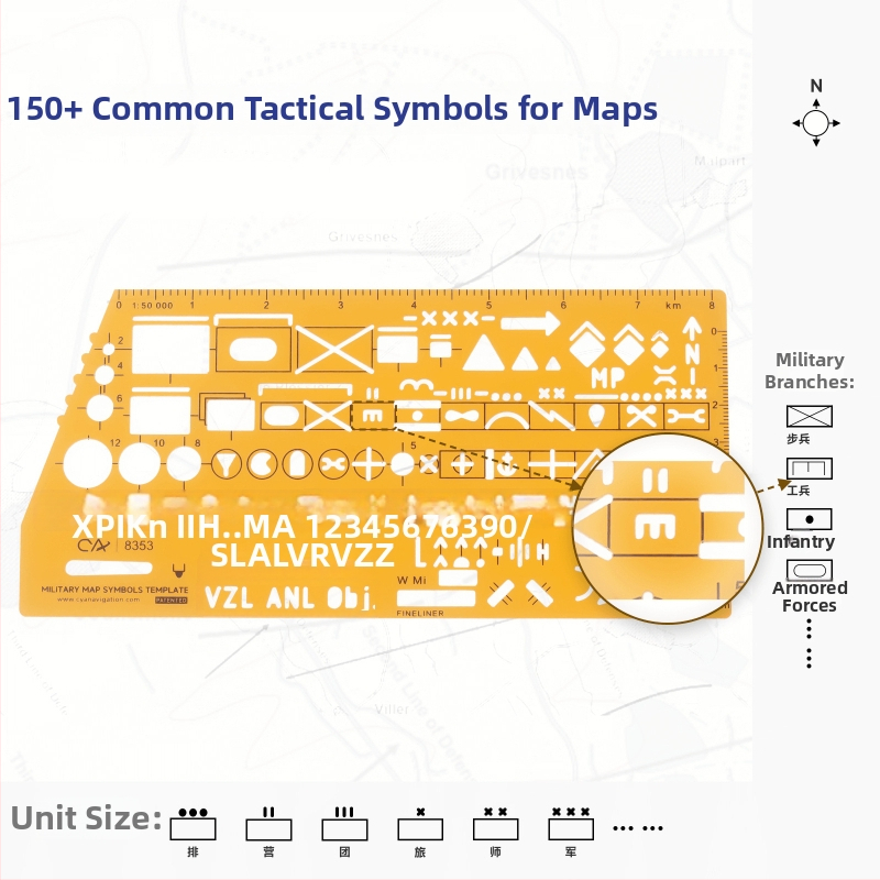 CYA 8353 Plastové obdĺžnikové pravítko s centimetrami a vyobrazeným logom