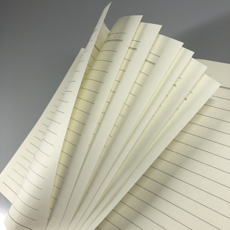 Заместваща вътрешна част за система с 6 дупки, модел bc-208, вътрешни страници от бежова дървесна хартия, 100 листа, персонализиране налично