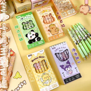 Ke chen Cartoon σειρά στυλό με μαλακή λαβή - ST-tip, πλαστικό σώμα, συσκευασία σε κουτί, κλείσιμο με πάτημα