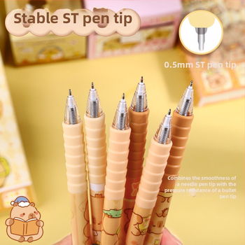 Ke chen Cartoon σειρά στυλό με μαλακή λαβή - ST-tip, πλαστικό σώμα, συσκευασία σε κουτί, κλείσιμο με πάτημα