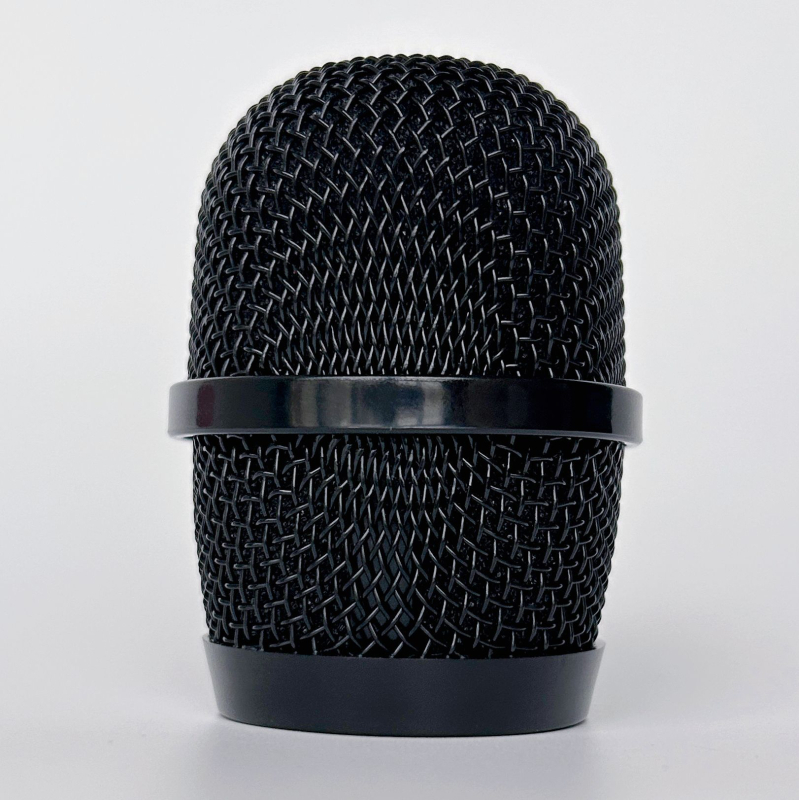 Bezdrôtový mikrofón s mriežkou proti vetru Q7, kovová mriežka s plastovým krúžkom; Yuyao značka; model Q7; spracovanie: tepelne opracované oceľové sieťky, elektroplatňa, lakovanie