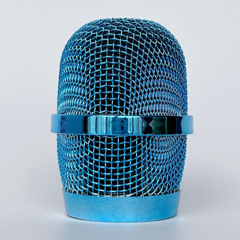 Bezdrôtový mikrofón s mriežkou proti vetru Q7, kovová mriežka s plastovým krúžkom; Yuyao značka; model Q7; spracovanie: tepelne opracované oceľové sieťky, elektroplatňa, lakovanie