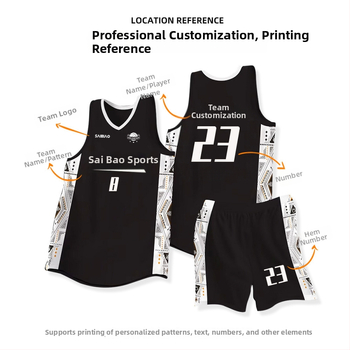 Uniszex kosárlabda egyenruha készlet, felnőtteknek, nyomtatott számokkal, azonos stílusú mezek, pinhole poliészter anyag