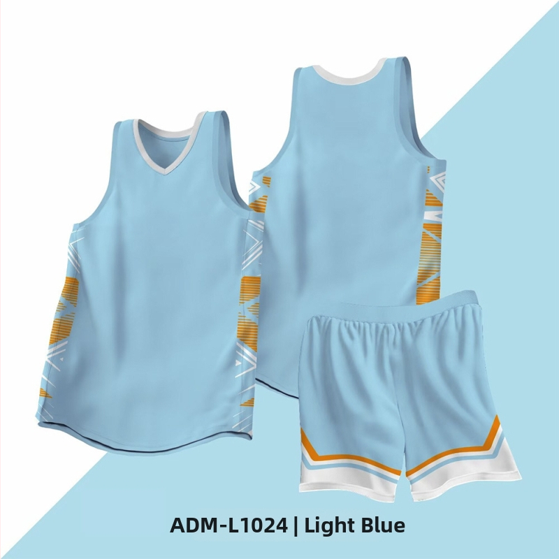 Uniszex kosárlabda egyenruha készlet, felnőtteknek, nyomtatott számokkal, azonos stílusú mezek, pinhole poliészter anyag