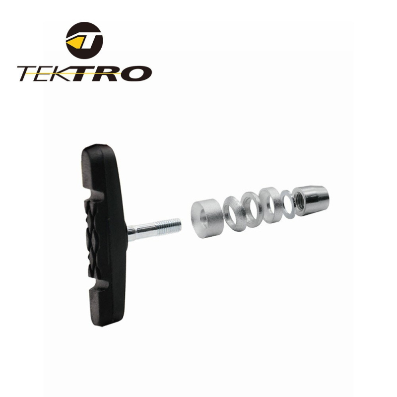 TEKTRO Yanhao biciklistička kočiona pločica, model 836.12V, clip-on ugradnja, tiha, otporna na habanje, za aluminijski obod