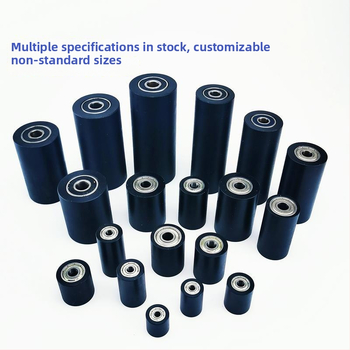 Ajtó- és ablakpálya görgők nylon csapágyas görgővel és vezetőkerékkel, Bridge, testreszabott feldolgozás