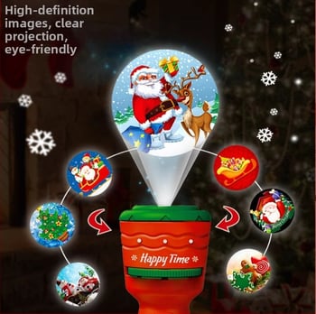 Εκπαιδευτικό προβολικό φανάρι-παιχνίδι για παιδιά – φωτεινά κινούμενα σχέδια, πλαστικό, μάρκα Shuang Lilong, κατάλληλο για ηλικίες 4–6 ετών