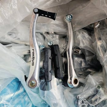 Radius Frână V pentru bicicletă, cu clemă din aliaj de aluminiu, frânare mecanică pentru biciclete de munte și pliabile