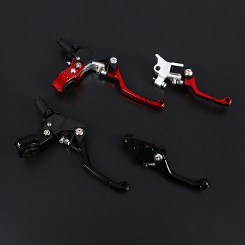 LEMOTO A-298 Manetă frână și ambreiaj pentru motocicletă off-road, aliaj CNC din aluminiu, pliabilă, anti-cădere, universal compatibil