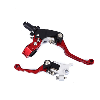 LEMOTO A-298 Manetă frână și ambreiaj pentru motocicletă off-road, aliaj CNC din aluminiu, pliabilă, anti-cădere, universal compatibil