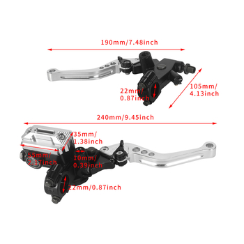 Chengfeng CNC Pompa modificată pentru frână cu disc – pompă de frână frontală universală pentru motocicletă